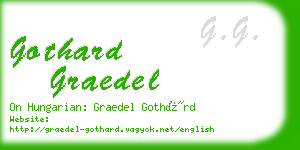 gothard graedel business card